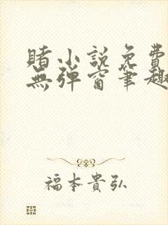 赌小说免费阅读无弹窗笔趣阁