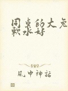 同桌的大兔子好软水好