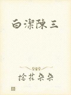 白洁陈三