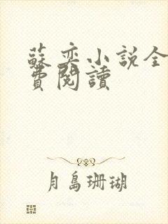 苏奕小说全文免费阅读