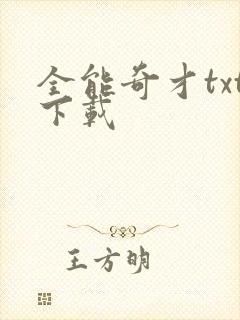 全能奇才txt下载