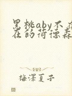 黑桃aby不存在的荷德森笔趣阁