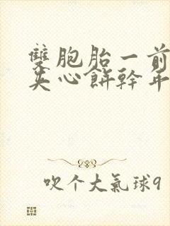 双胞胎一前一后夹心饼干年下