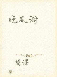 《晚风漪》小说封面