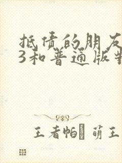 抵债的朋友麦子3和普通版对比