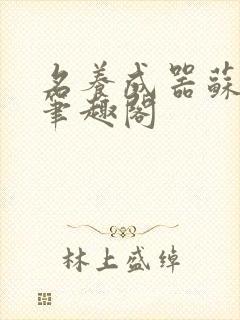 名养成器苏沫沫笔趣阁