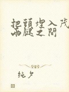 把头埋入茂密的两腿之间