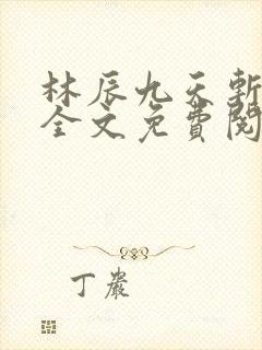 林辰九天斩神诀全文免费阅读笔趣阁