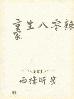 重生八零辣妻当家