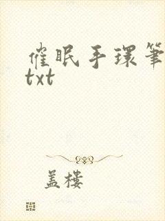 催眠手环笔趣阁txt