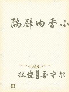 隔壁肉香小说
