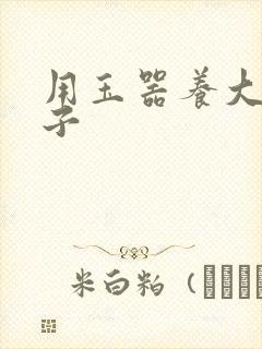 用玉器养大的皇子