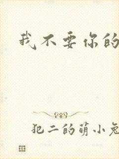 我不要你的承诺