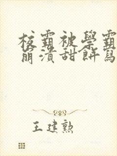 校霸被学霸玩到崩溃甜饼写手