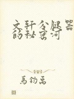文轩分腿器河马的秘密河