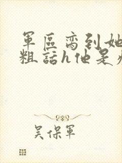 军区脔到她哭h粗话h他是疯批