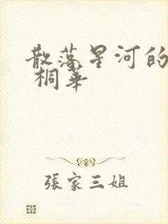 散落星河的记忆 桐华