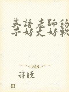 英语老师的小兔子好大好软水