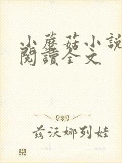 小蘑菇小说免费阅读全文