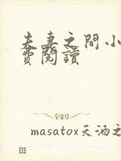 夫妻之间小说免费阅读