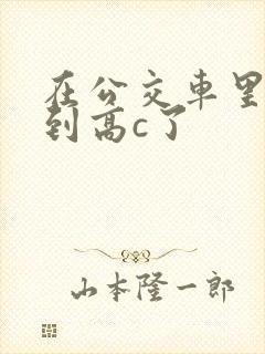 在公交车里c弄到高c了