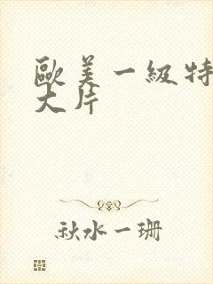 欧美一级特黄a大片