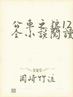 公车之狼12集全小说阅读