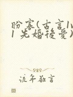 盼寡(古言1v1 先婚后爱)荔枝好多