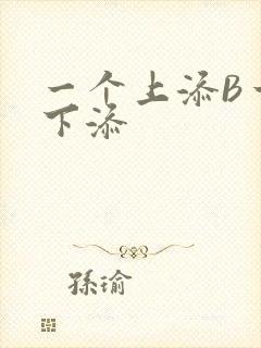 一个上添B一个下添