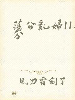 荡公乱妇11部分
