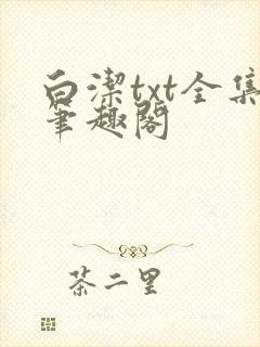 白洁txt全集笔趣阁