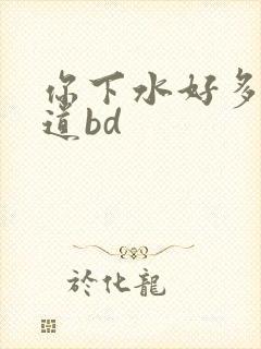 你下水好多下水道bd