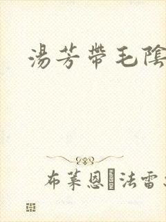 汤芳带毛阴部