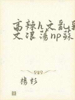 高辣h文乱乳h文浪荡np苏夏