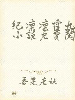 纪凛凛霍九霖的小说免费阅读在线