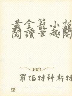 黄金笼小说免费阅读笔趣阁无弹窗