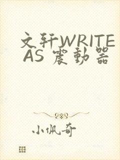 文轩WRITE AS 震动器
