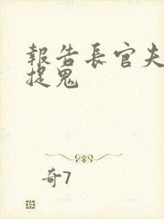 报告长官夫人在捉鬼