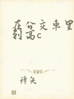 在公交车里c弄到高c