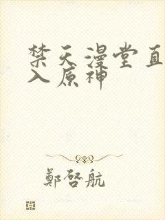 禁天漫堂直接进入原神