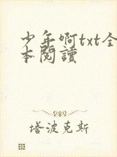 少年啊txt全本阅读
