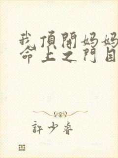 我顶开妈妈的生命上之门目录