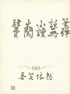 肆火小说笔趣免费阅读无弹窗