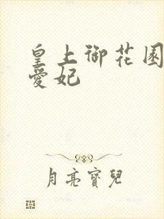 皇上御花园中要爱妃