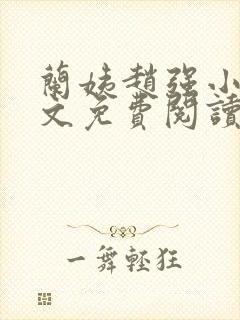 兰姨赵强小说全文免费阅读