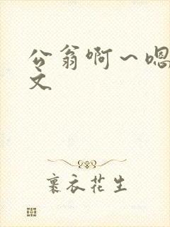 公翁啊～嗯啊h文