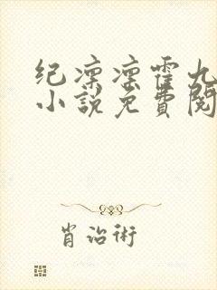 纪凛凛霍九霖的小说免费阅读在线