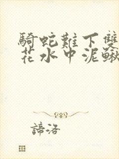 骑蛇难下双金银花水中泥鳅双男主