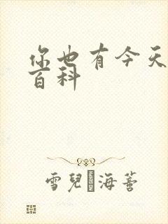 你也有今天百度百科