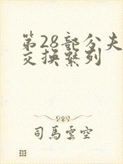 第28部分夫妇交换系列